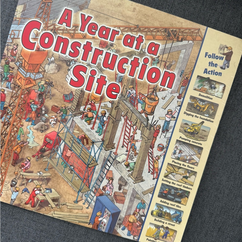 A Year at a Construction Site Book